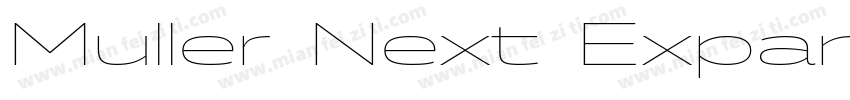 Muller Next Expanded字体转换